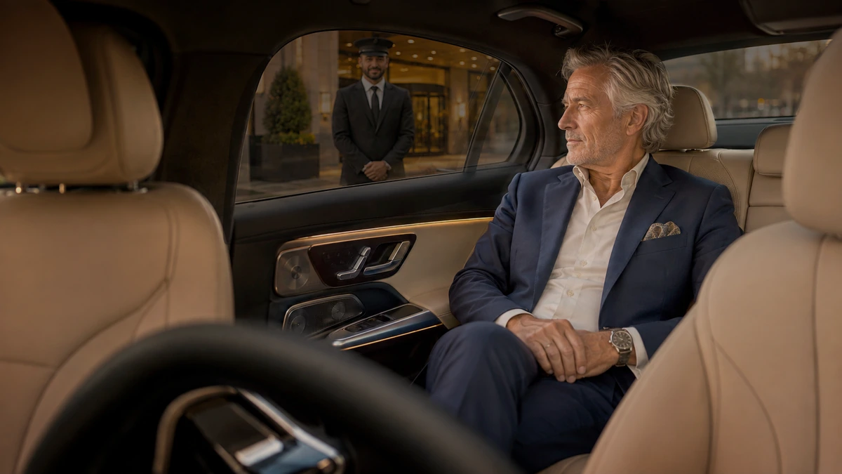 AnfaTripLux chauffeur and premium black vehicle